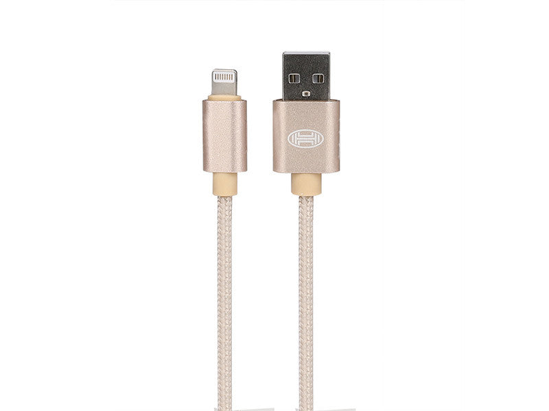 Cablu USB Heyner Lightning Pro 2m auriu pentru iPhone