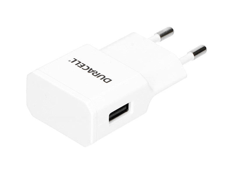 Incarcator USB Duracell 2.1A 220V, culoare alba