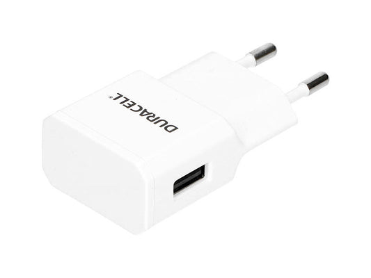 Incarcator USB Duracell 2.1A 220V, culoare alba
