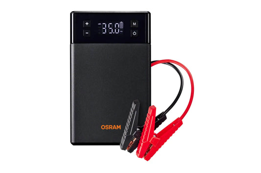 Bateria externa Osram BATTERYjumpstart 1000TI pentru pornirea motorului, cu compresor de anvelope, 12000mAh, 12V, 1000A