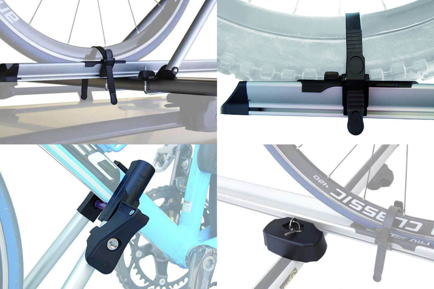 Suport bicicleta pentru masina Hakr model Speed Alu Profi, gri mat, pentru 1 bicicleta, pana la 17 kg