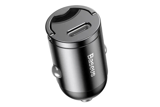 Incarcator auto Baseus Tiny Star Mini cu port Type-C 12-24V, 30W, 3A