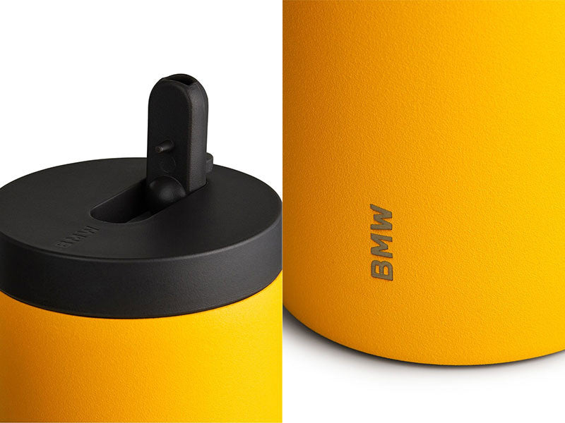 BMW Yellow Thermos, 530 ml capacity