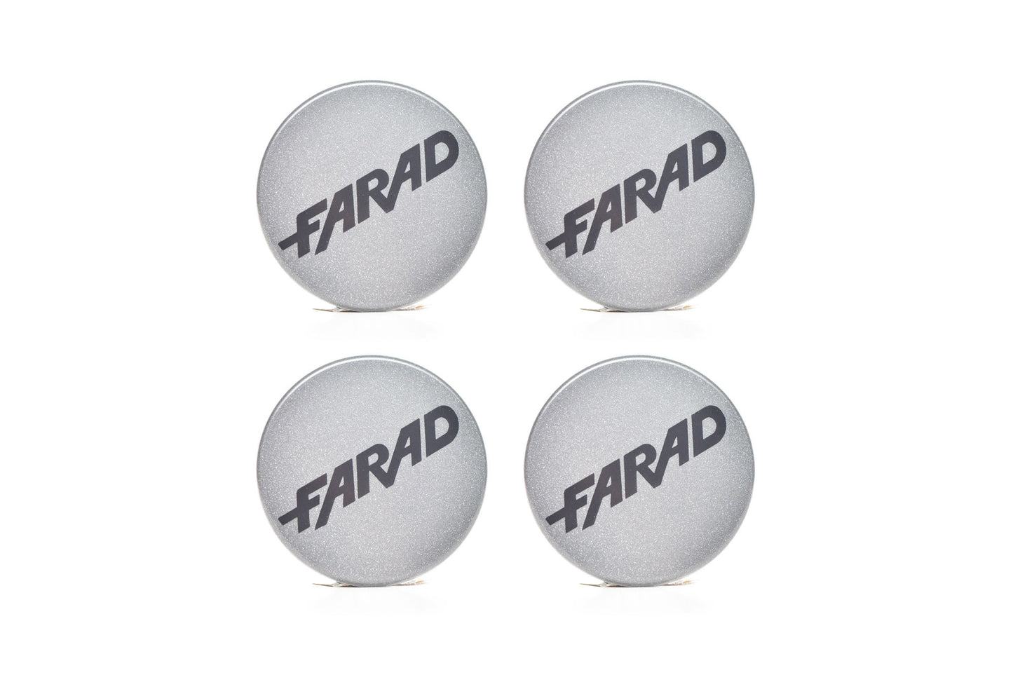 Capace roți Farad 15" model 240/15, gri cu dungi gri deschis și capace interioare, 4 bucăți.