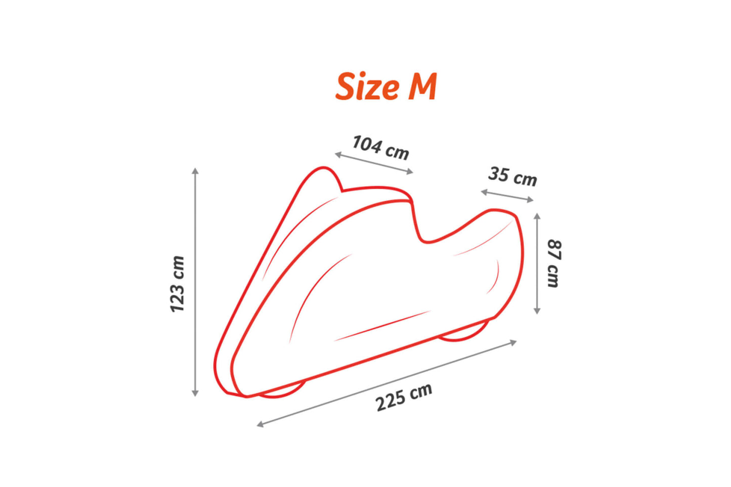 Husa Moto Car Passion, Marimea XL, 141x280x106x35x104cm