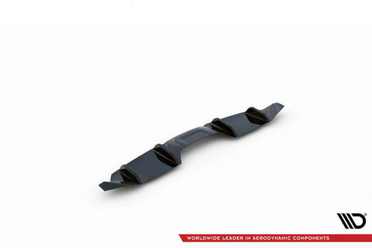 Maxton Design insert difuser pentru bara spate standard Ford Mustang dupa 2017, culoare carbon