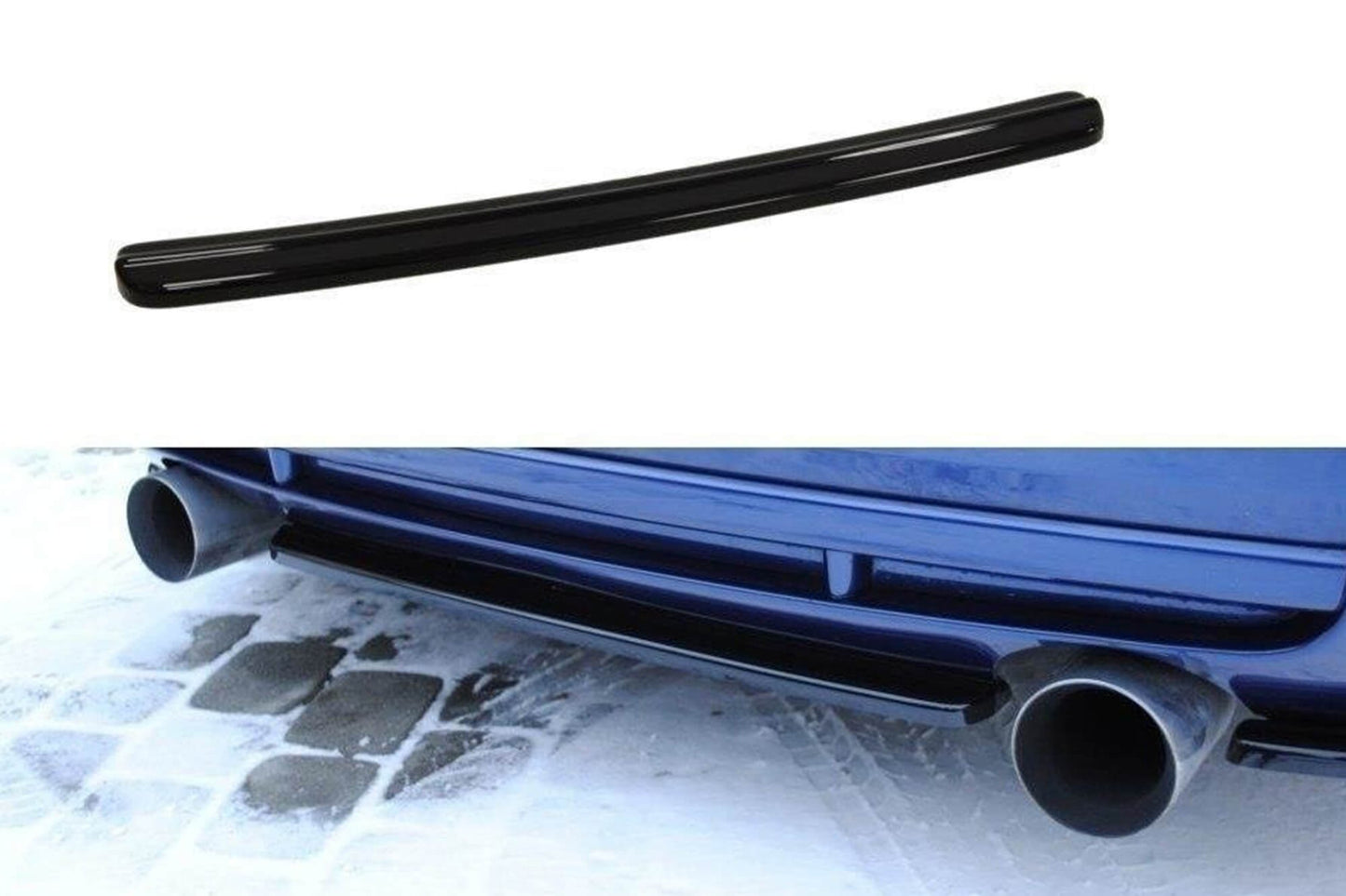 Maxton Design add-on pentru bara spate standard a Toyota Celica T23 (1999-2002), negru mat