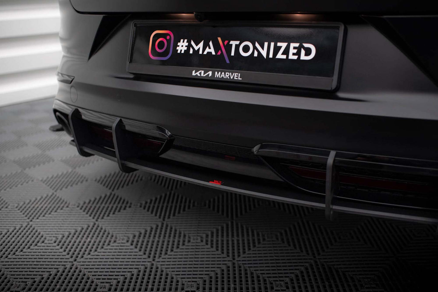 Inserție difuser Maxton Design pentru Kia Pro Ceed GT (2022-), negru mat