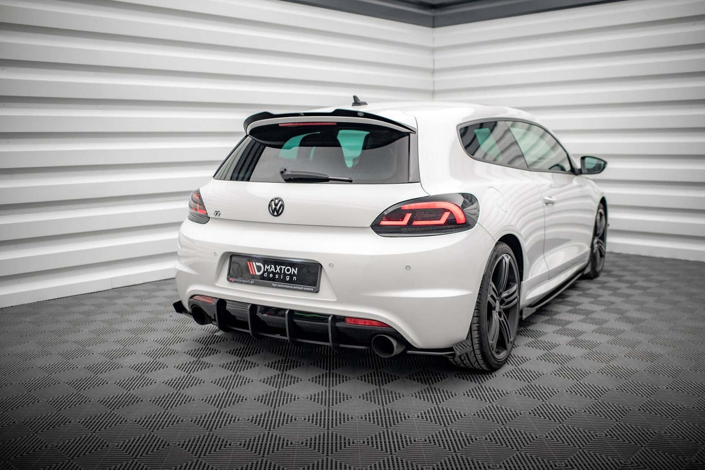 Difuser Maxton Design pentru Volkswagen Scirocco R 2008-2014, negru mat