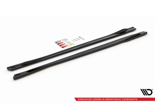 Maxton Design praguri pentru Toyota Avensis (2015-2018), negru lucios