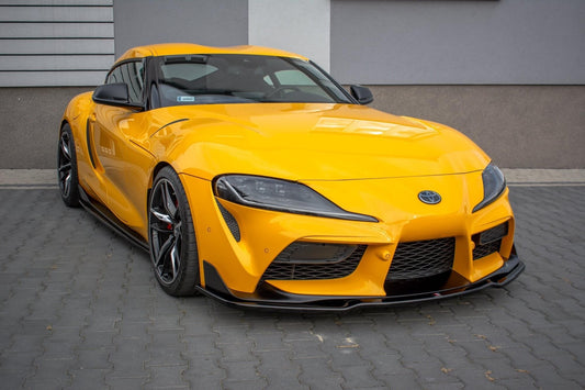 Praguri laterale Maxton Design versiunea 1 pentru Toyota Supra (2019+), negru lac
