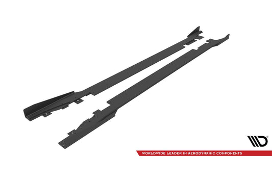 Praguri portiere Maxton Design pentru Ford Mondeo Sport (2019-2022), Fusion Sport (2019-2020), negru mat