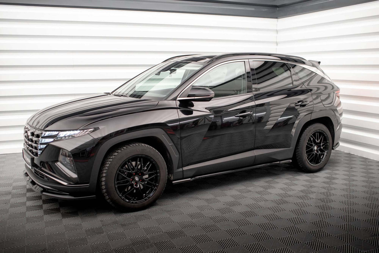 Praguri portiere Maxton Design pentru Hyundai Tucson MK4 (2020-), culoare carbon