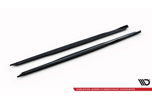 Maxton Design praguri pentru Toyota Corolla GR Sport station wagon (2019-2023), lac negru