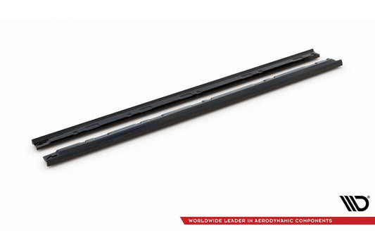 Praguri usi Maxton Design pentru Volkswagen T-Roc R Mk1 (dupa 2021), lac negru