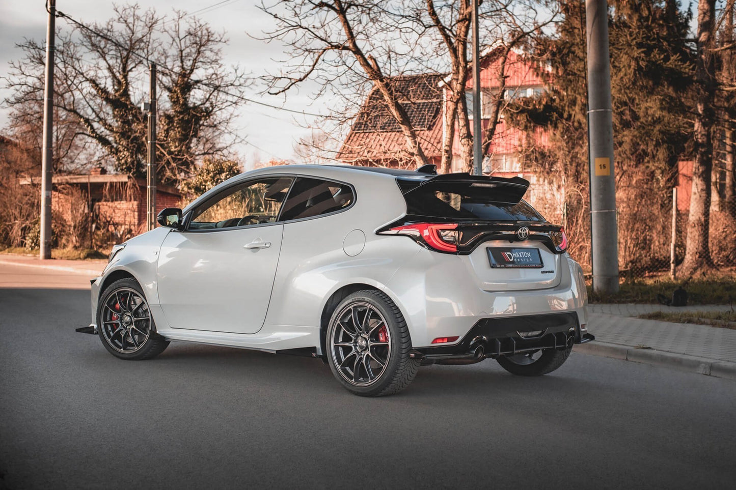 Maxton Design Racing Side Skirt Diffusers for Toyota Yaris GR (2020 onwards), matte black