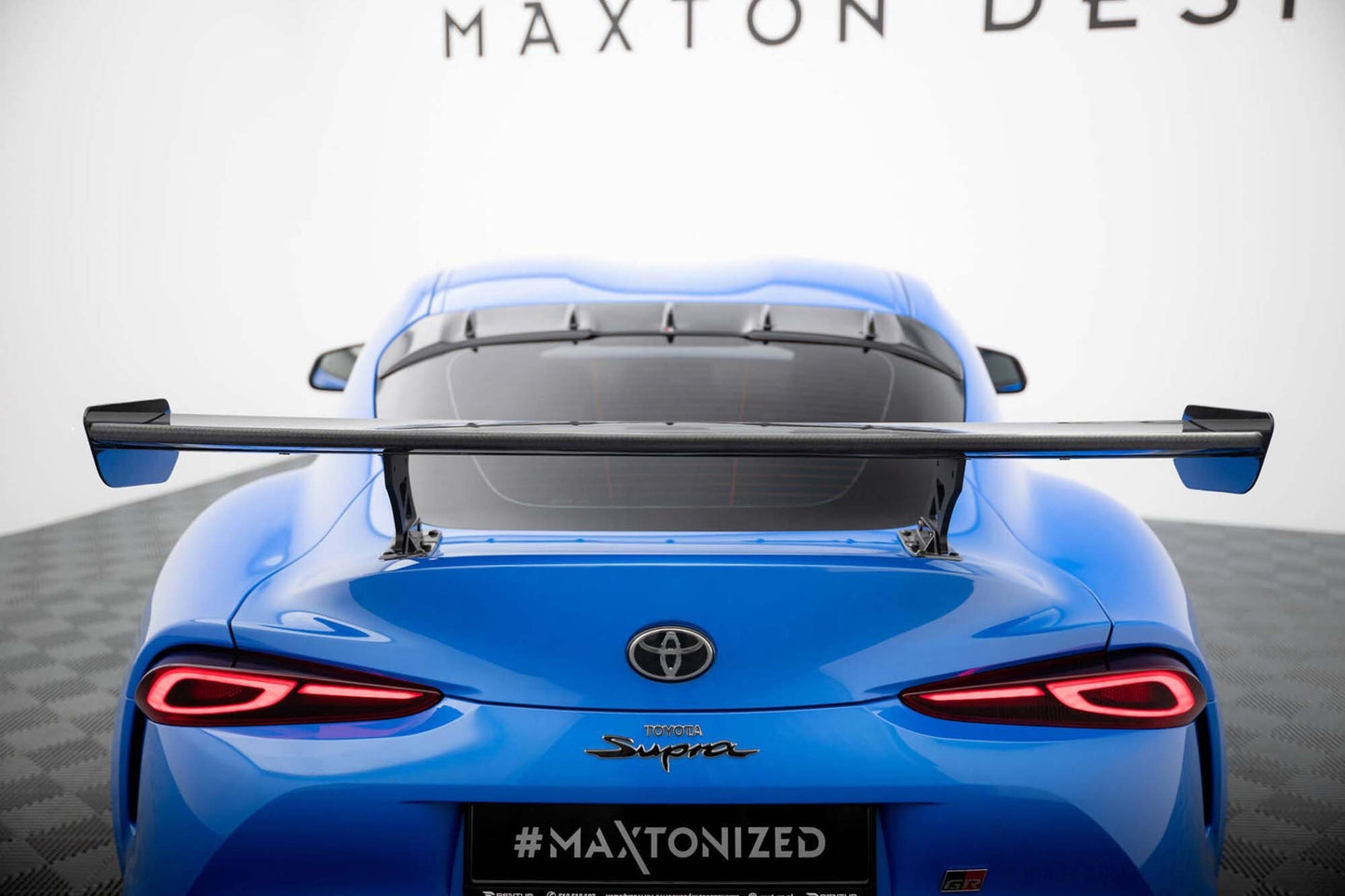 Spoiler fibra carbon Maxton Design pentru portbagaj tip aripa Toyota Supra (dupa 2019)