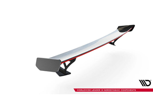 Spoiler din fibra de carbon Maxton Design pentru aripa portbagaj cu lumina de frana LED pentru Toyota GR86 (dupa 2021)