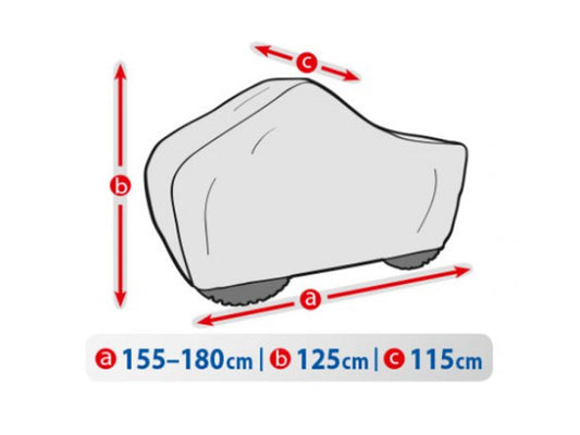 Husa Kegel seria Basic, marimea M, gri, ATV