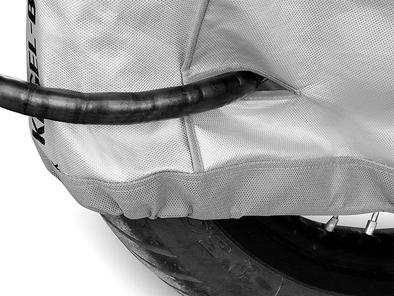 Husa Moto Kegel - Basic, marime potrivita pentru Motociclete Adventure / Dual-Sports cu Top Case, Gri