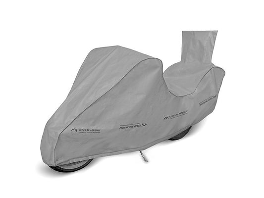 Husa Moto Kegel - Basic, pentru Motociclete Cruiser / Chopper cu Top Case, gri