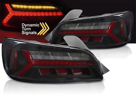 Set stopuri LED tuning pentru Honda S2000 (2000-2003) cu baza fumurie, semnalizare dinamica, stanga si dreapta