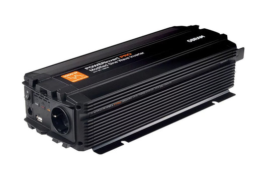 Invertor monofazat de curent Osram Modified Sine Wave Inverter 24V DC, 1000W, 49A, 50Hz, 200-240Vrms, cu un contact