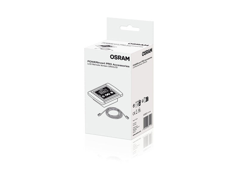 Telecomanda Osram cu afisaj LCD 70x27.8x99.5mm pentru invertoare POWERinvert PRO