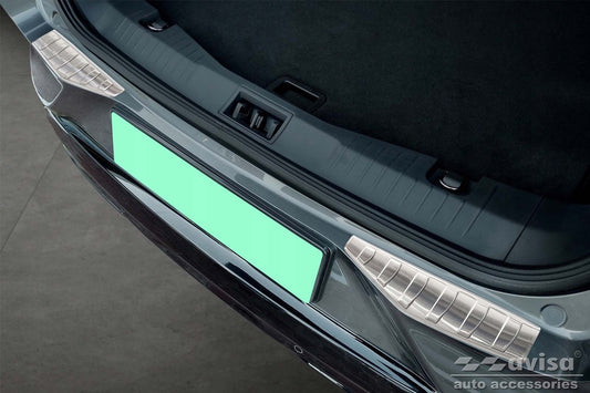 Avisa protector bara spate 2 piese pentru Ford Mustang Mach-E dupa 2020, crom