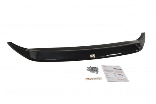 Spoiler Maxton Design versiunea 1 pentru bara față standard Skoda Superb III (2015-2019), negru lăcuit