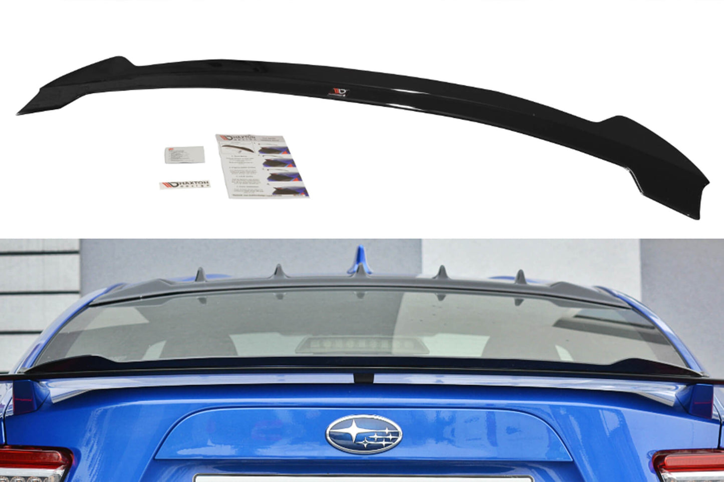Spoiler portbagaj Maxton Design pentru Toyota GT86, Subaru BRZ (2017+), negru lucios