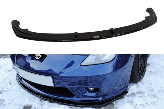 Spoiler Maxton Design pentru bara față standard Toyota Celica T23 (1999-2002), negru lăcuit
