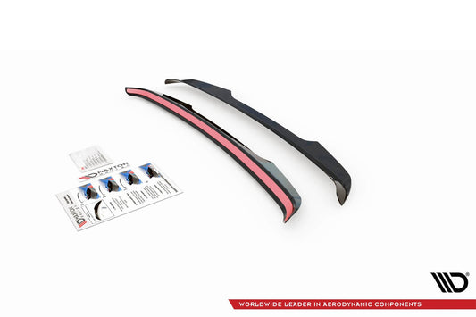 Spoiler Maxton Design tip GR pentru portbagajul Toyota Yaris (2020+), negru mat