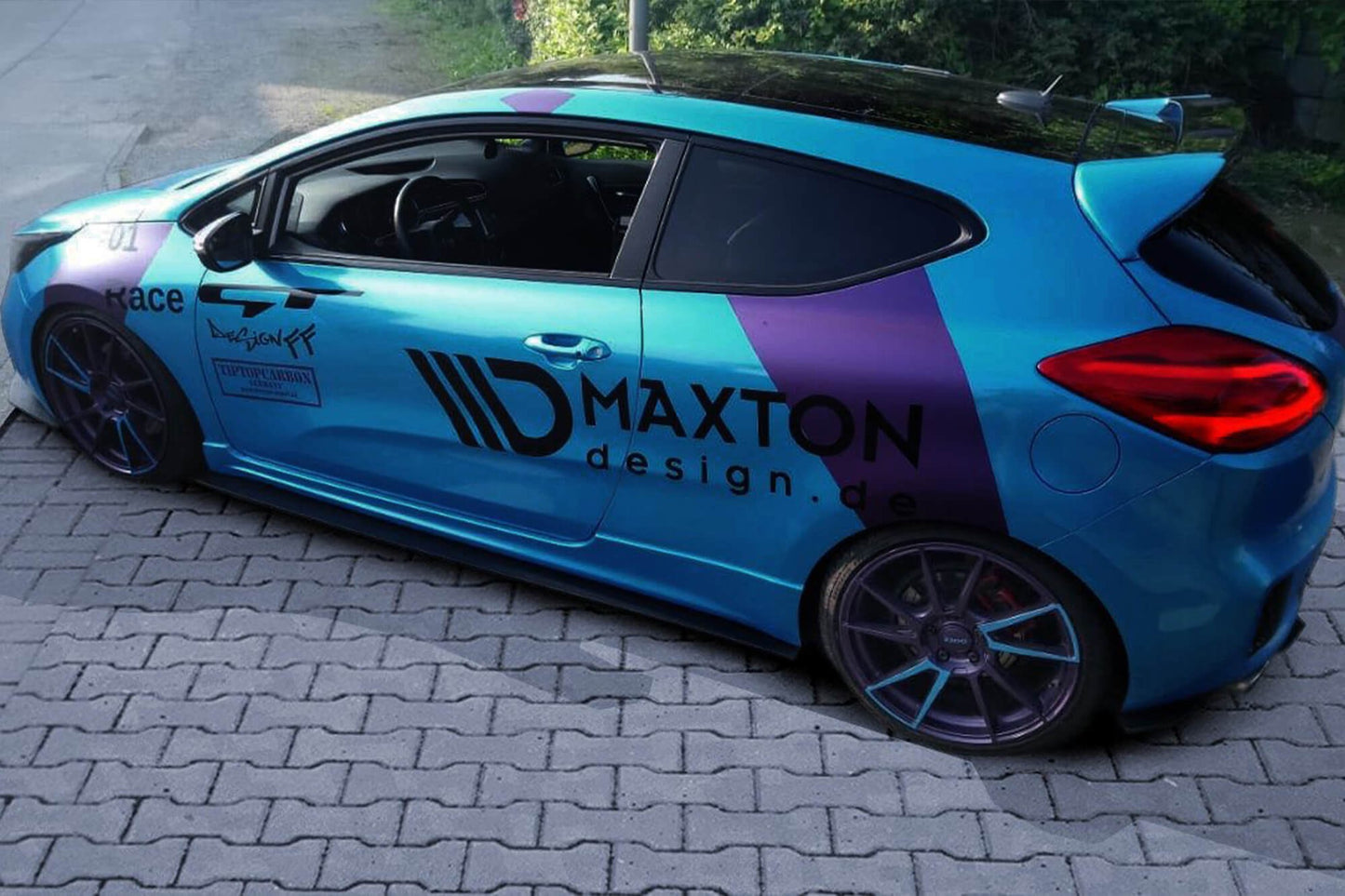 Spoiler Maxton Design tip Racing pentru Kia Ceed, Pro Ceed GT (2013-2018), negru mat