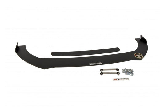 Spoiler Maxton Design tip Racing versiune 2 pentru bara fata ST Ford Focus (2015-2018), negru mat
