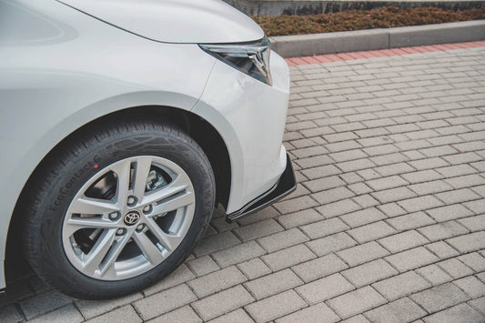Spoiler bara fata Maxton Design versiunea 1 pentru Toyota Corolla hatchback, break (dupa 2019), negru mat