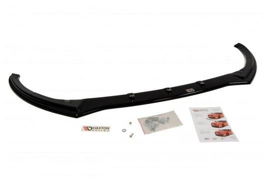 Spoiler Maxton Design versiunea 1 pentru bara fata ST a Ford Focus (2015-2018), culoare carbon