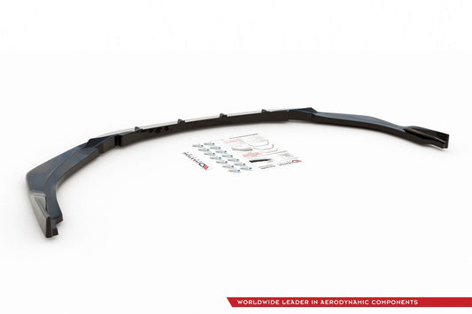 Spoiler bara fata Maxton Design versiunea 2 pentru Toyota Corolla hatchback, break (dupa 2019), negru mat