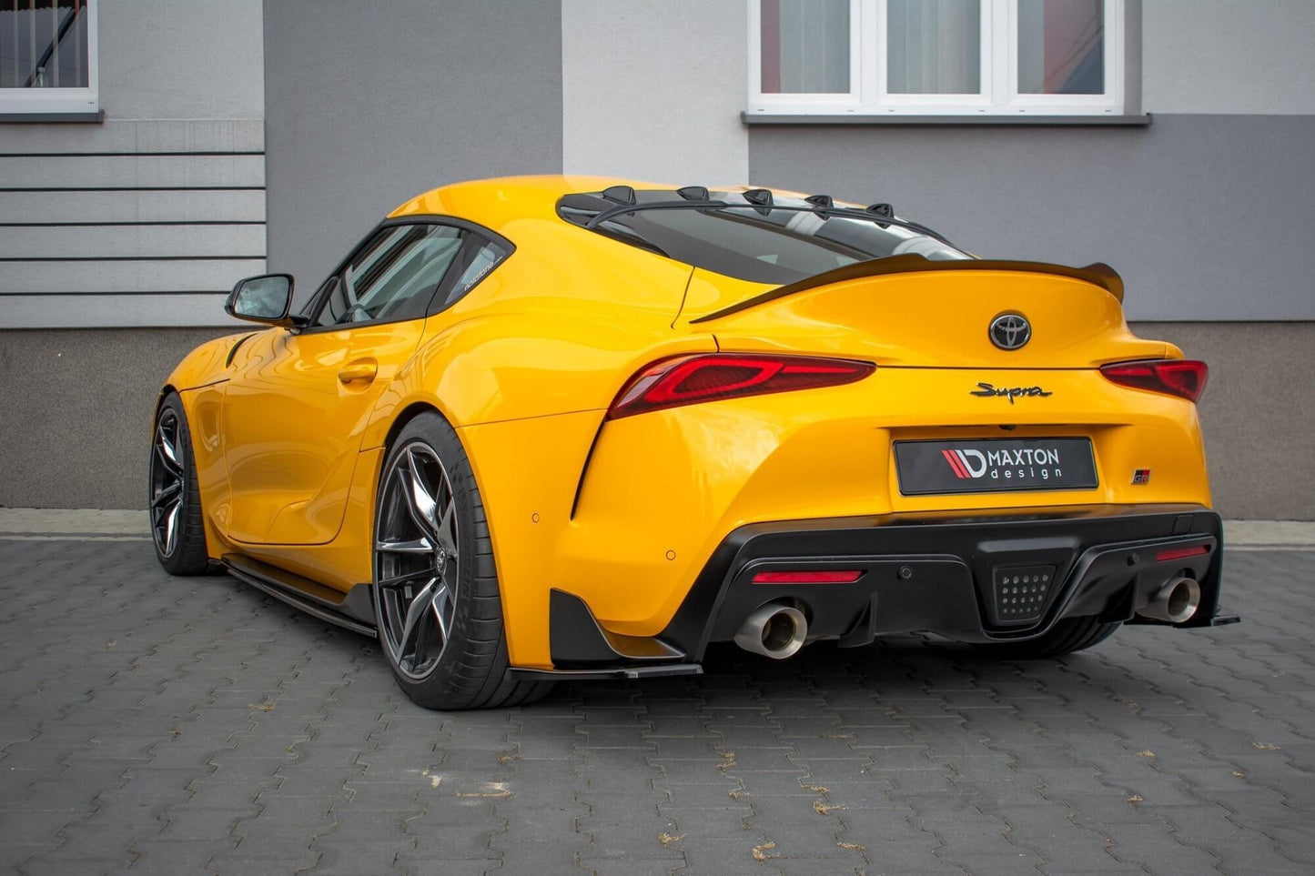 Maxton Design eleron lunetă pentru Toyota Supra (2019-), culoare carbon