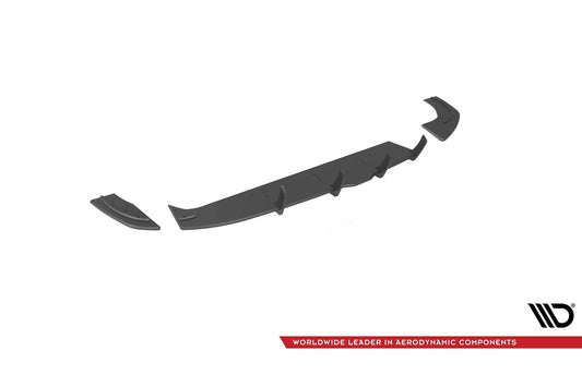 Splitter Maxton Design Street Pro pentru bara fata a Hyundai i30 Fastback N-Line (2020-), negru mat