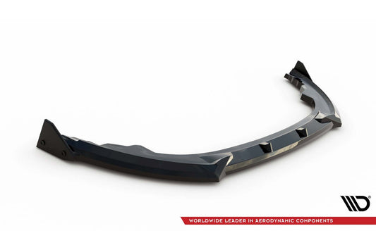 Spoiler Maxton Design versiunea 1 pentru bara fata Toyota GR86 (dupa 2021), lac negru