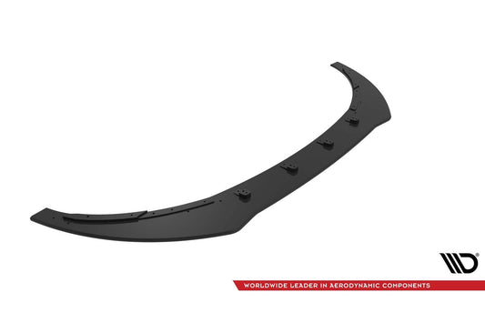 Spoiler pentru bara fata Maxton Design versiunea 1 pentru Toyota GR86 (dupa 2021), negru mat