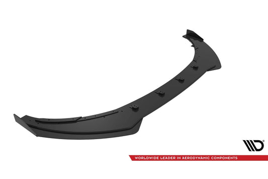 Spoiler pentru bara fata Maxton Design versiunea 1 pentru Toyota GR86 (dupa 2021), negru mat