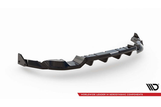 Spoiler Maxton Design versiunea 1 pentru bara spate Toyota GR86 (dupa 2021), lac negru