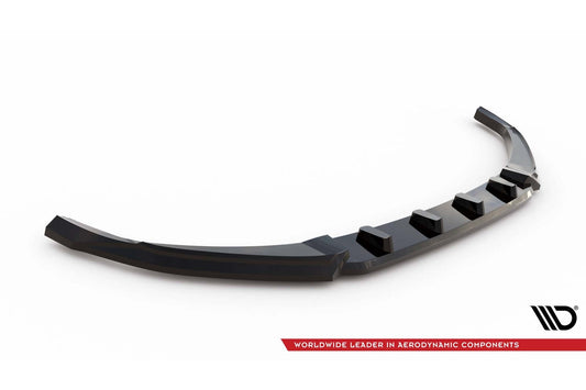 Splitter Maxton Design versiunea 2 pentru bara fata a Hyundai Tucson N-Line (2020-), negru lac