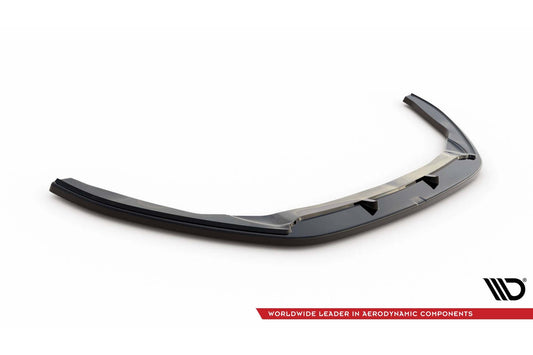 Spoiler Maxton Design versiunea 2 pentru bara fata a Volkswagen Passat B7 sedan, station wagon (2010-2014), lac negru