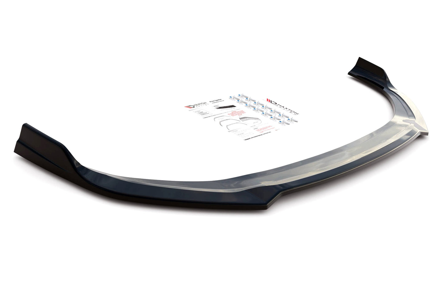 Splitter Maxton Design versiunea 3 pentru bara fata N-Line a Hyundai i30 hatchback, station wagon (2020-), culoare carbon