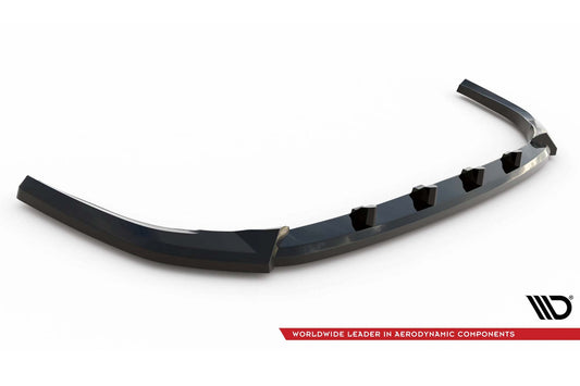 Spoiler bara fata Maxton Design pentru Toyota Highlander (dupa 2019), negru lacuit