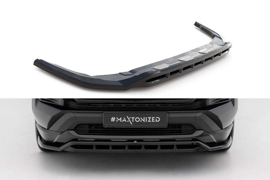 Spoiler bara fata Maxton Design pentru Toyota Rav4 Adventure (dupa 2019), lac negru