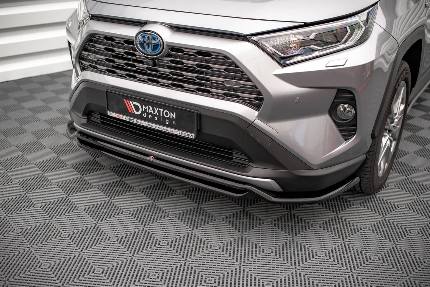 Front Splitter Maxton Design pentru Toyota Rav4 (după 2019), negru mat